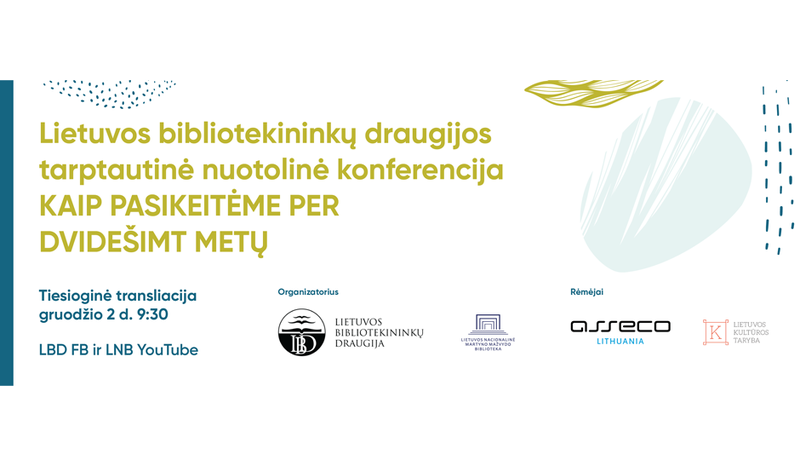 Gruodžio 2 d.: nuotolinė tarptautinė konferencija „Kaip pasikeitėme per dvidešimt metų“